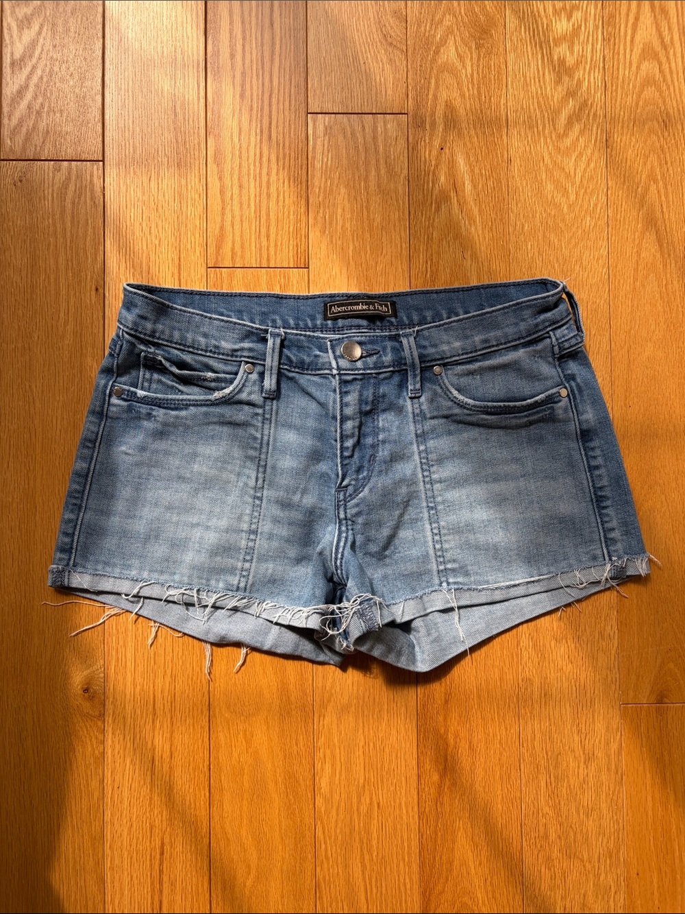 Abercrombie & Fitch Denim Cut-Off Shorts Size 25